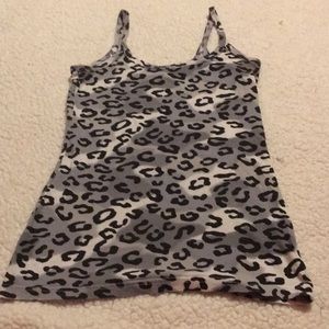 Cheetah print tank top